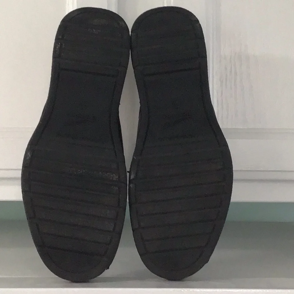 Dansko Ravyn Nappa Black NWOB Leather Slip On Sandals Size 10(40)